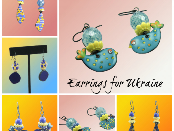 Ukraine Fundraising Earrings