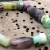 Rustic Peruvian Opals & Amethyst Gemstone Bracelet