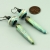 Boho Pale Aqua Raku Ceramic Drop Earrings