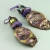 Purple Copper Toned Pod Earrings