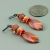 Hot Pink Orange Earrings