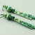 Long Green Floral Earrings