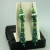 Long Green Floral Earrings