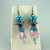 Blue & Pink Fairy Wing Earrings