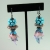 Blue & Pink Wing Earrings