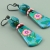 Aqua Floral Earrings