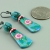 Aqua Floral Earrings