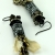 Rhinestone Black n White Earrings