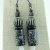 Black n White Earrings