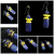 Examples of Lapis Lazuli Blue Gemstones, Ukraine Fundraising Earrings