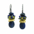 Blue Yellow Lapis Lazuli Gemstone Earrings, Ukraine Fundraiser Earrings