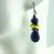 Blue Lapis Lazuli Gemstone Earrings, Ukraine Fundraiser