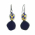 Ukraine Fund Raising Earrings, Blue Earrings, Yellow Blue Earrings,
