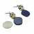 Ukraine Fund Raising Earrings, Blue Earrings, Yellow Blue Earrings,
