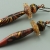 Copper Polymer Clay Drop Earrings