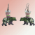 Bear Flower Earrings